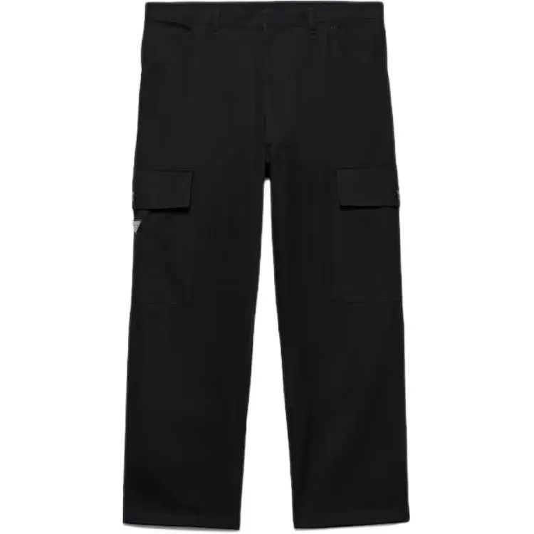 Prada triangle-logo trousers