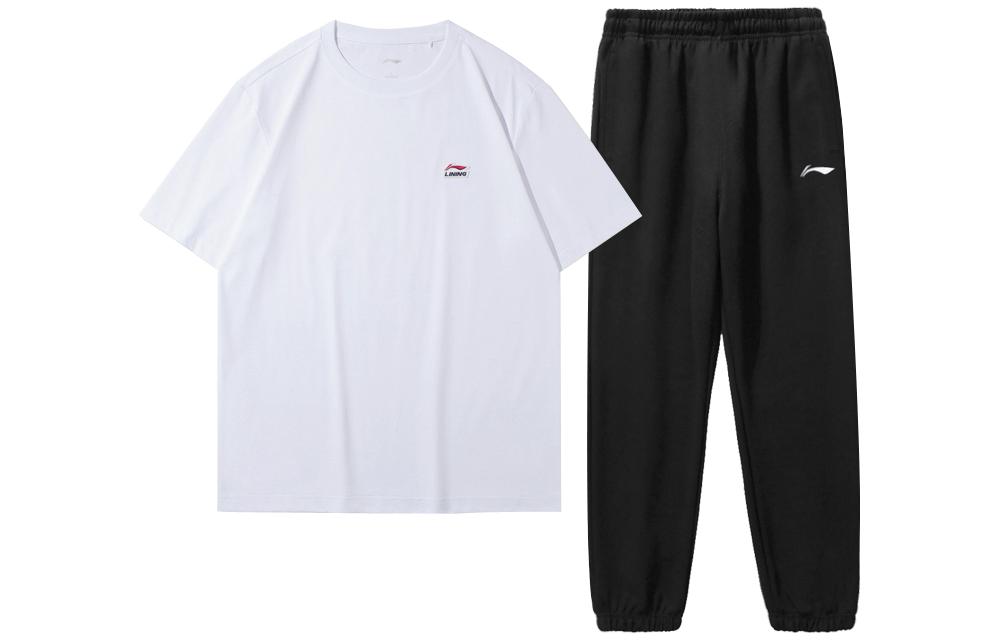 Li Ning Casual Sportswear Men's Crew Neck Moderate