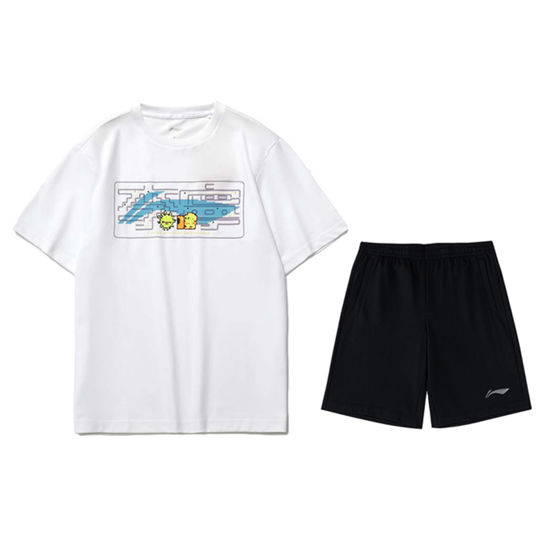 Li Ning Casual Sportswear Men's Crew Neck Thin