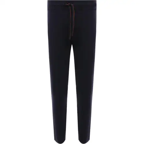 Loro Piana Casual Pants Men's Dark Blue Moderate Slim Fit Pants