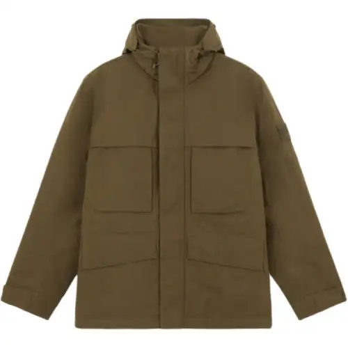 STONE ISLAND Compass Patch Hooded Field Jacket