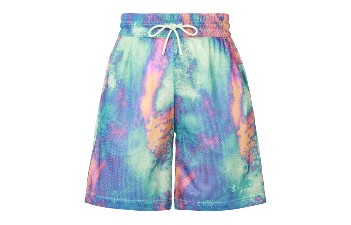 Adidas Originals Allover Print Mesh Shorts Casual Shorts Men's Multicolor