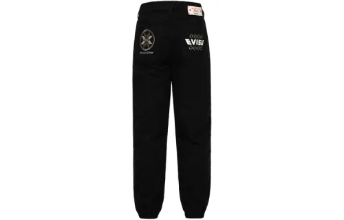 EVISU Casual Pants Men's Moderate Cuffed Pants