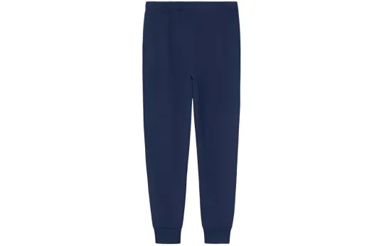 KENZO Casual Pants Men's Navy Moderate Tapered Pants