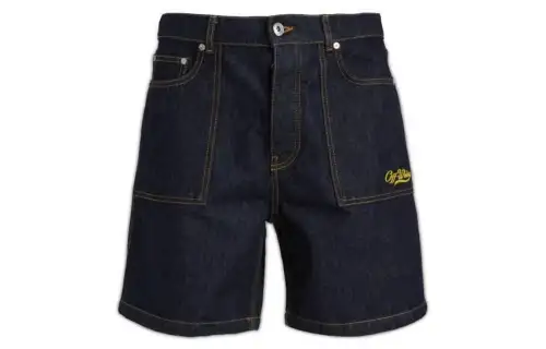 OFF-WHITE utility denim shorts