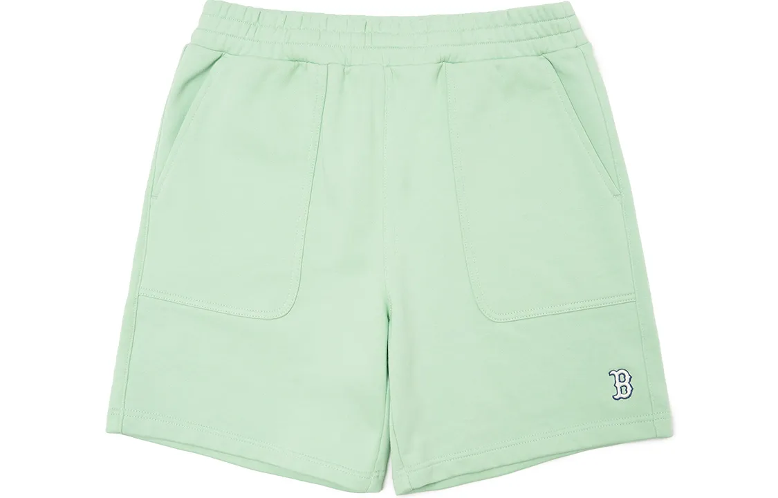 MLB Basic Logo Casual Shorts Unisex Sage Green Moderate