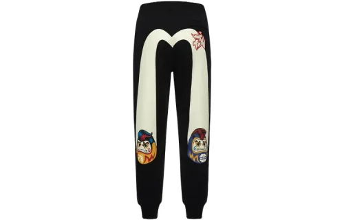 EVISU FW23 Casual Pants Men's Black