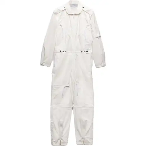 PRADA SS25 Jumpsuit Men's White