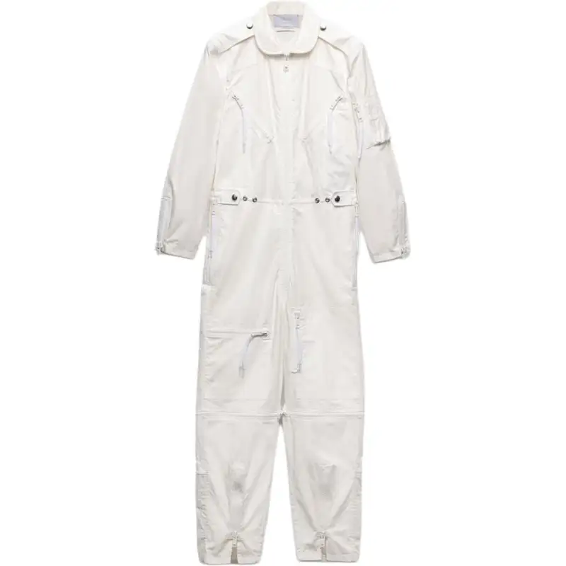 PRADA SS25 Jumpsuit Men's White