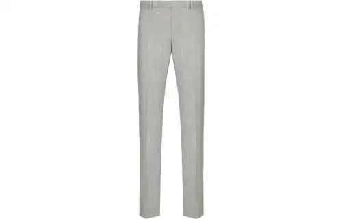 DIOR Casual Pants Men's Gray Moderate Straight Fit Pants