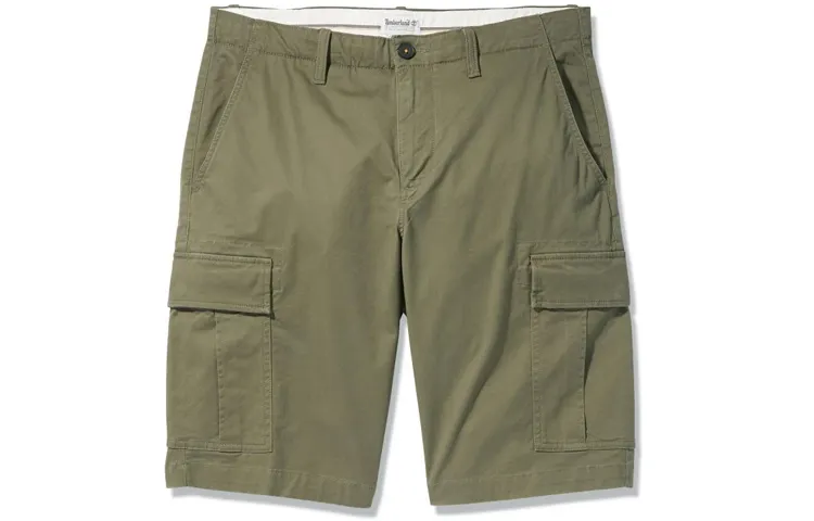 Timberland Cargo Shorts Men's Army Green Moderate