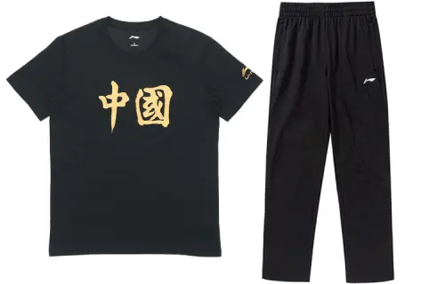 Li Ning Casual Sportswear Men's Crew Neck Moderate