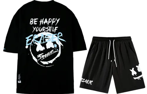ER Casual Sportswear Unisex Crew Neck Moderate