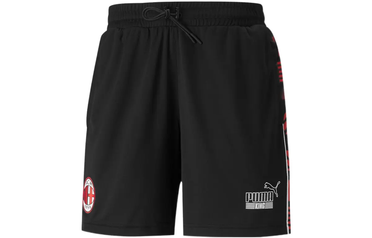 PUMA AC Milan Casual Shorts Men's Black Moderate