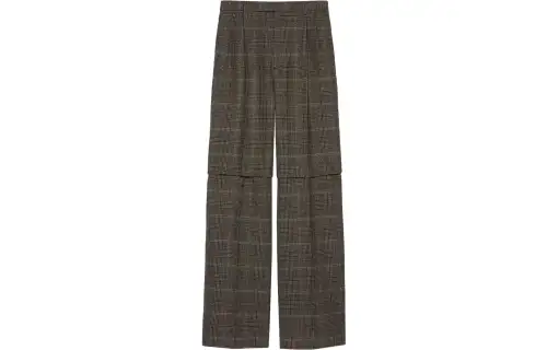 GUCCI Casual Pants Men's Taupe Moderate Straight Fit Pants
