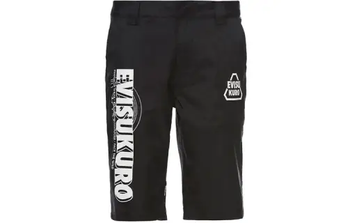 EVISU Casual Shorts Men's Black Moderate