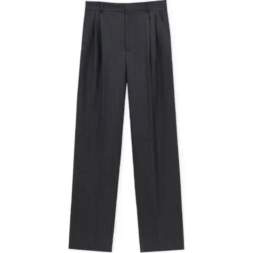 LOEWE FW24 Casual Pants Men's Black