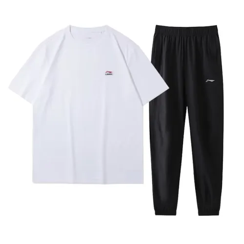 Li Ning Casual Sportswear Men's White+Black