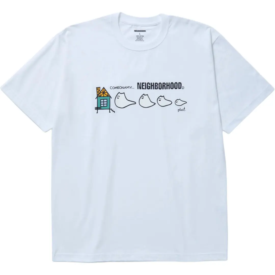 NEIGHBORHOOD T Shirts Men's Crew Neck Moderate Straight Fit