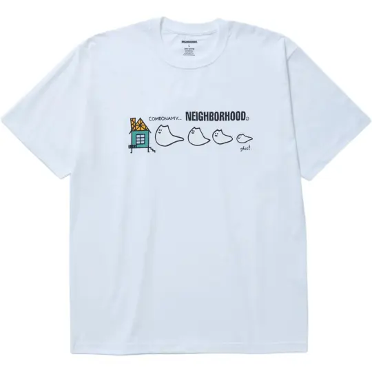 NEIGHBORHOOD T Shirts Men's Crew Neck Moderate Straight Fit