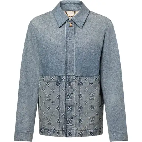 LOUIS VUITTON Upcycled Denim Canvas Jacket