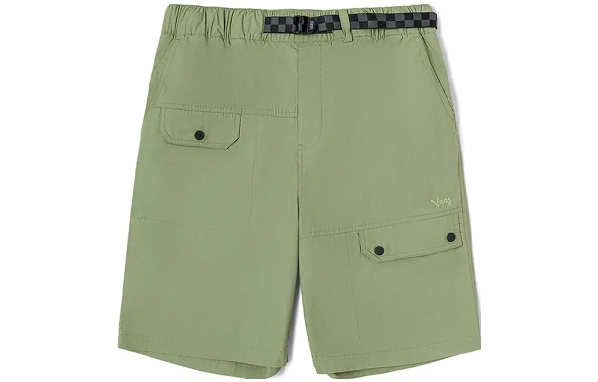 Vans Cargo Shorts Men's Green Moderate Straight Fit Pants