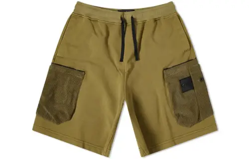 STONE ISLAND Cargo Shorts Men's Olive Moderate