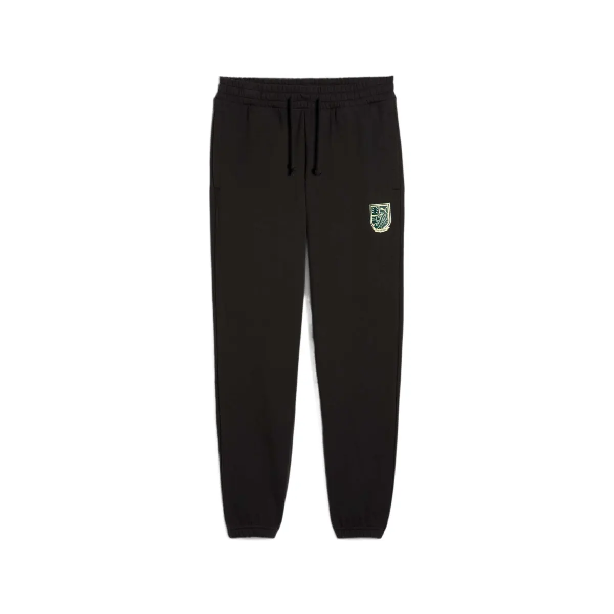 PUMA Casual Pants Men's Black Moderate Cuffed Pants