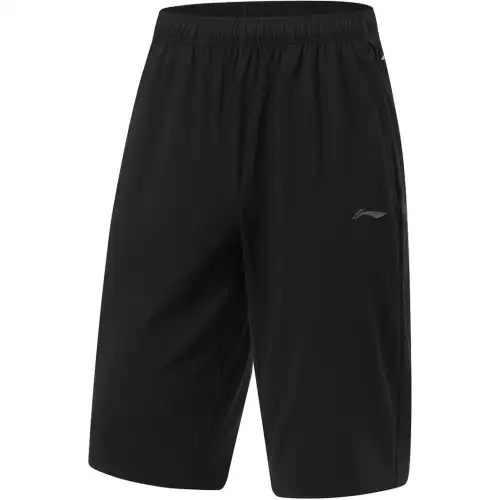 Li Ning Fitness Series Casual Shorts Men's Black