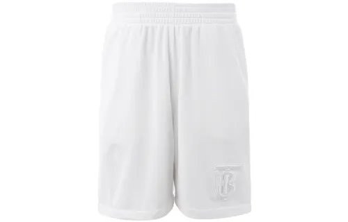 Burberry Casual Shorts Men's White Moderate