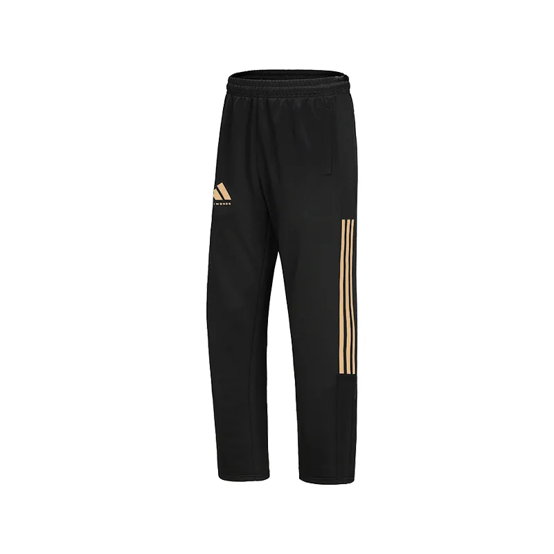 Adidas Taekwondo Casual Pants Unisex Black With Gold