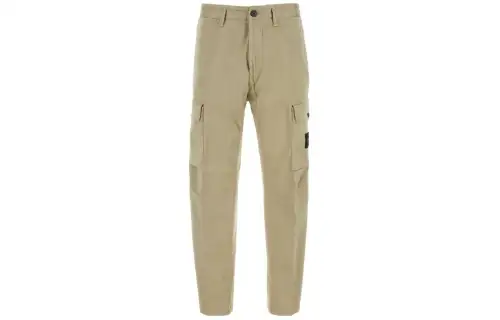 STONE ISLAND Twill Cotton Trousers
