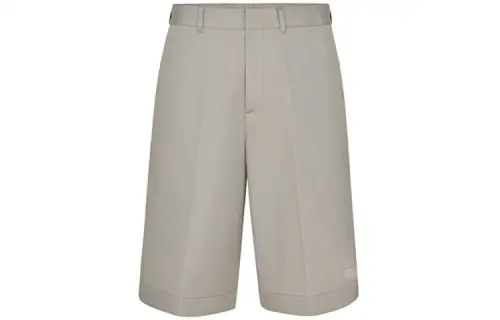 DIOR Casual Shorts Unisex Silver