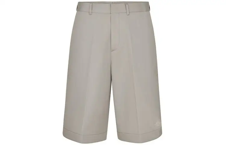 DIOR Casual Shorts Unisex Silver