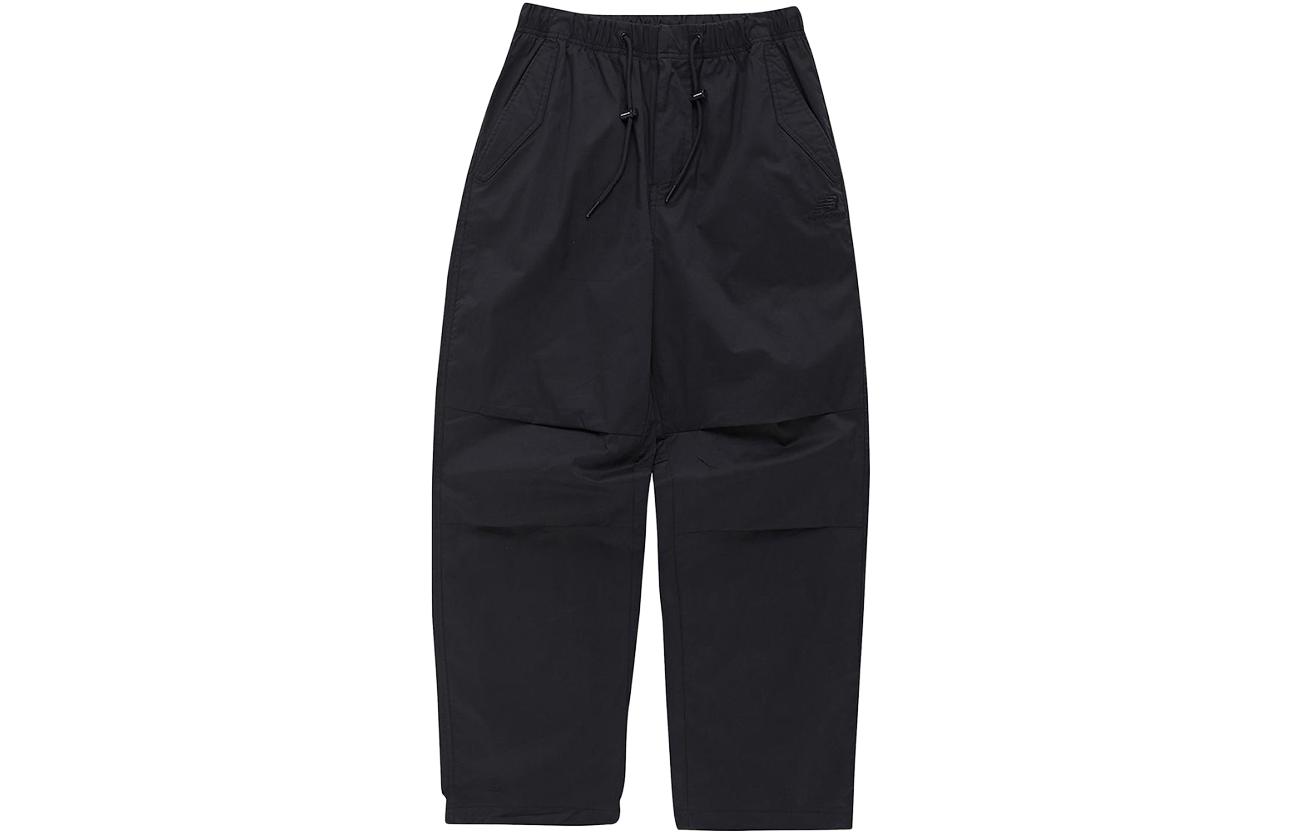 New Balance Casual Pants Unisex Black Moderate Straight Fit Pants