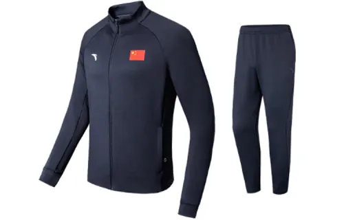 Anta National Flag Casual Sportswear Men's Dark Blue