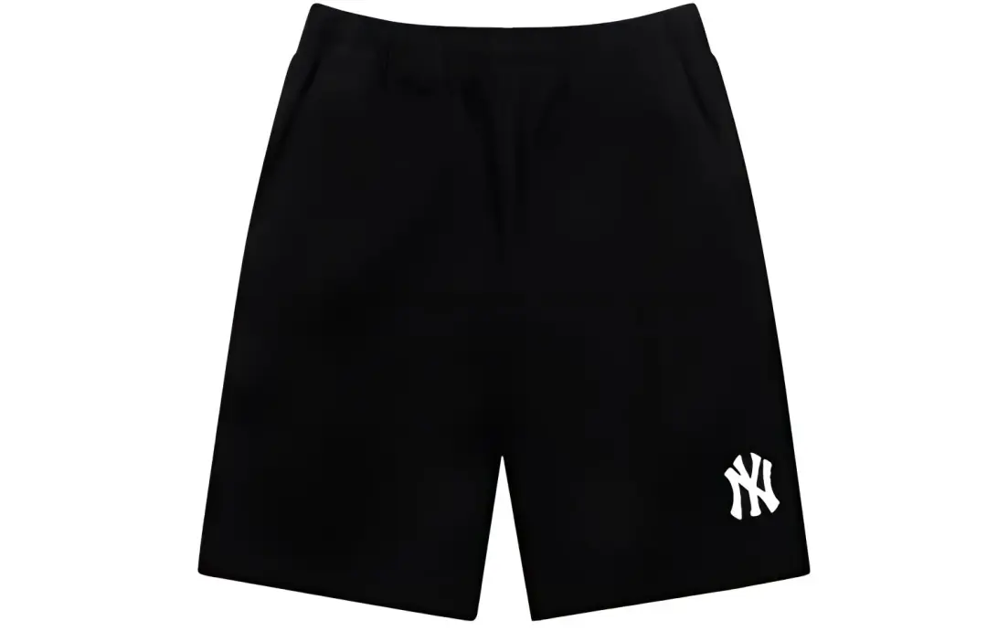 MLB New York Yankees Casual Shorts Unisex Black Moderate