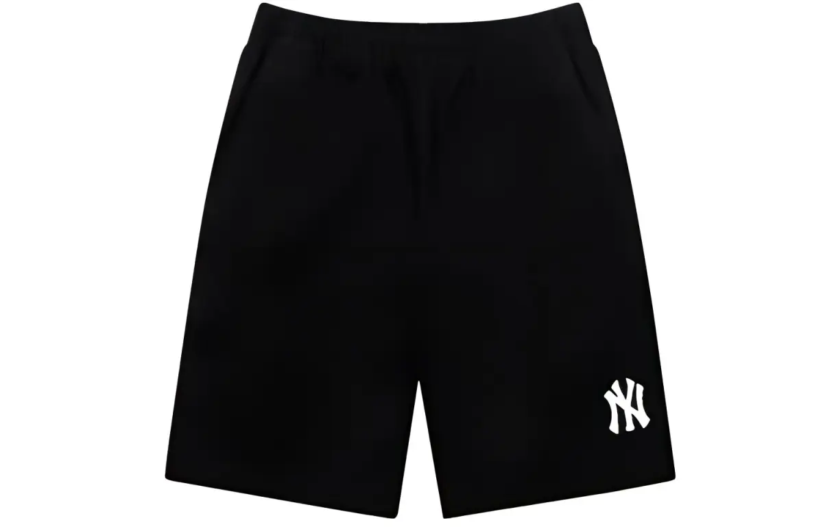 MLB New York Yankees Casual Shorts Unisex Black Moderate