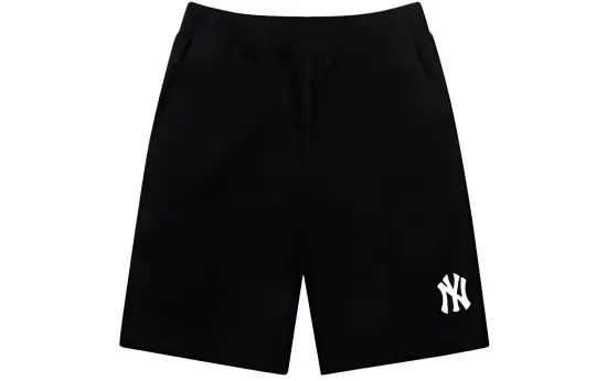 MLB New York Yankees Casual Shorts Unisex Black Moderate