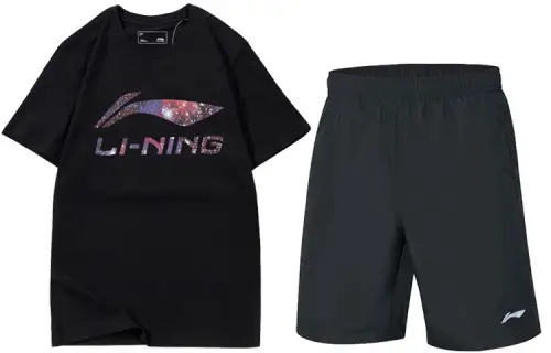 Li Ning Casual Sportswear Men's Crew Neck Moderate