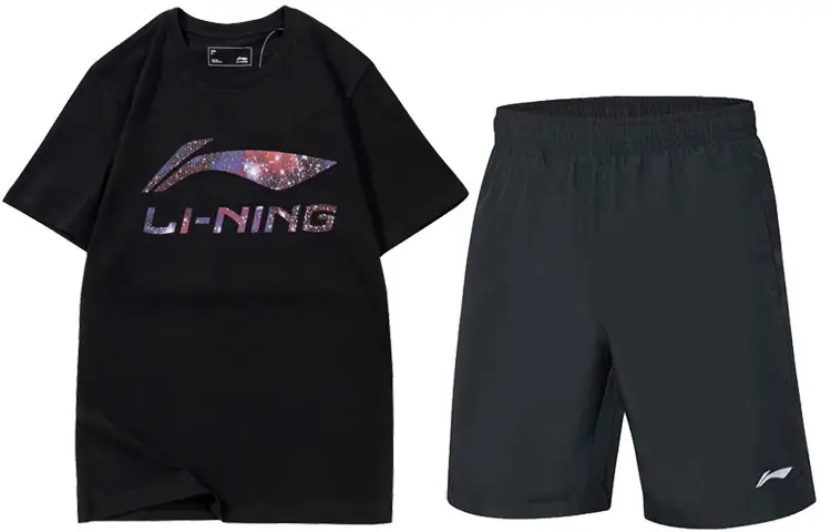 Li Ning Casual Sportswear Men's Crew Neck Moderate