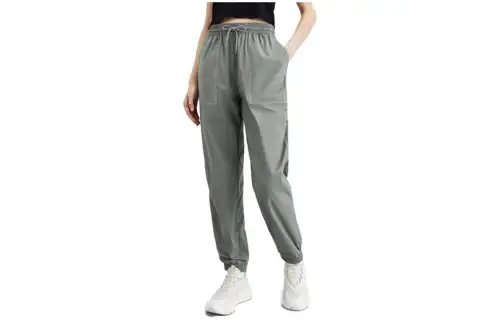 ANTA Casual Pants Men's Grass Gray Green Moderate Other