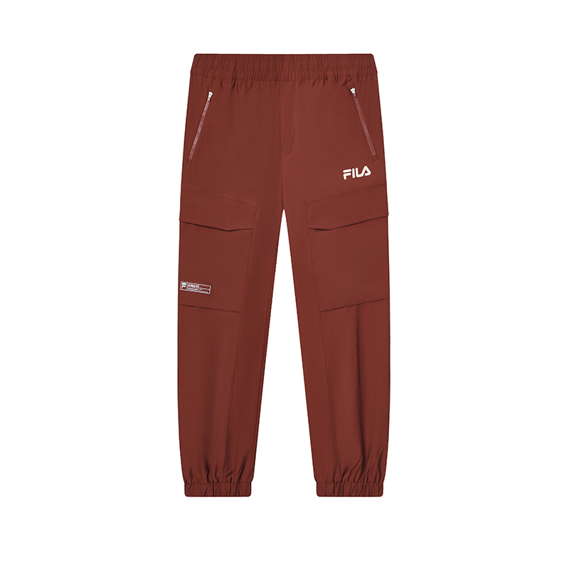 FILA Casual Pants Men's Terracotta Red Brown
