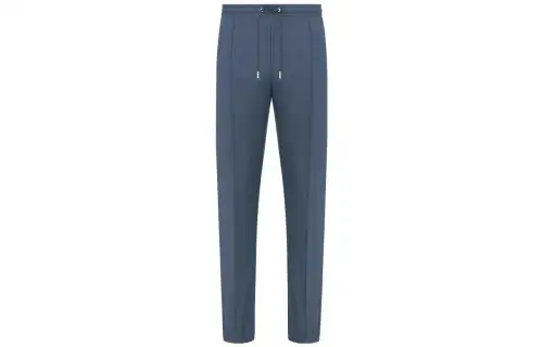 DIOR Casual Pants Men's Blue Moderate Cuffed Pants