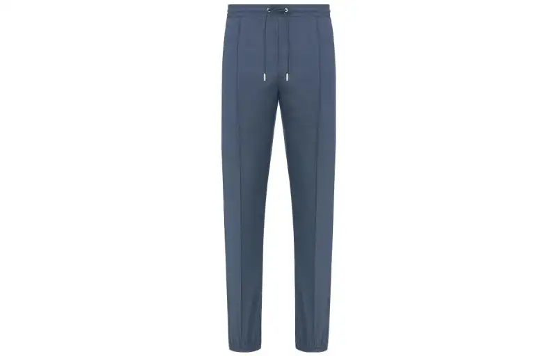 DIOR Casual Pants Men's Blue Moderate Cuffed Pants