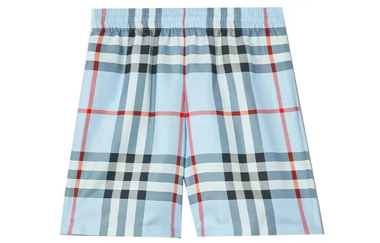Burberry Check Silk Shorts
