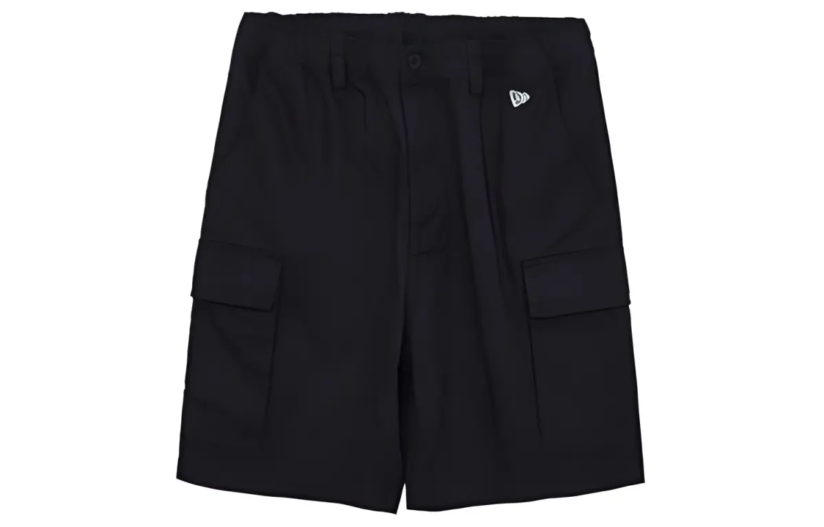 New Era Loose Fit Shorts Unisex Black