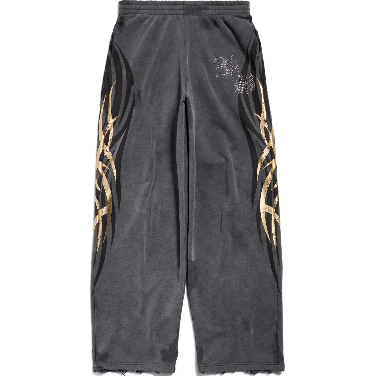 Balenciaga Detail Printed Elasticated Waist Pants