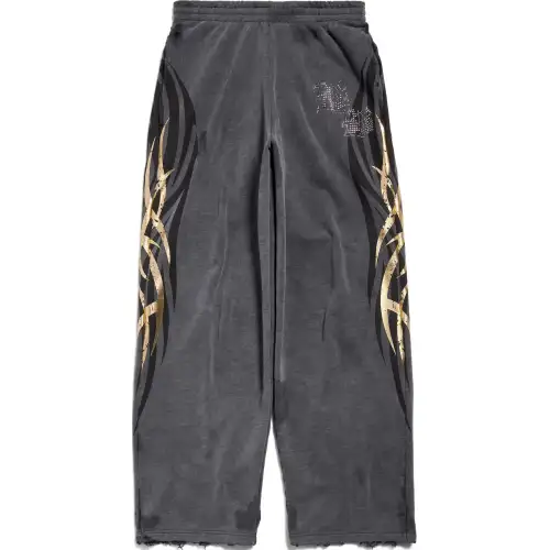 Balenciaga Detail Printed Elasticated Waist Pants