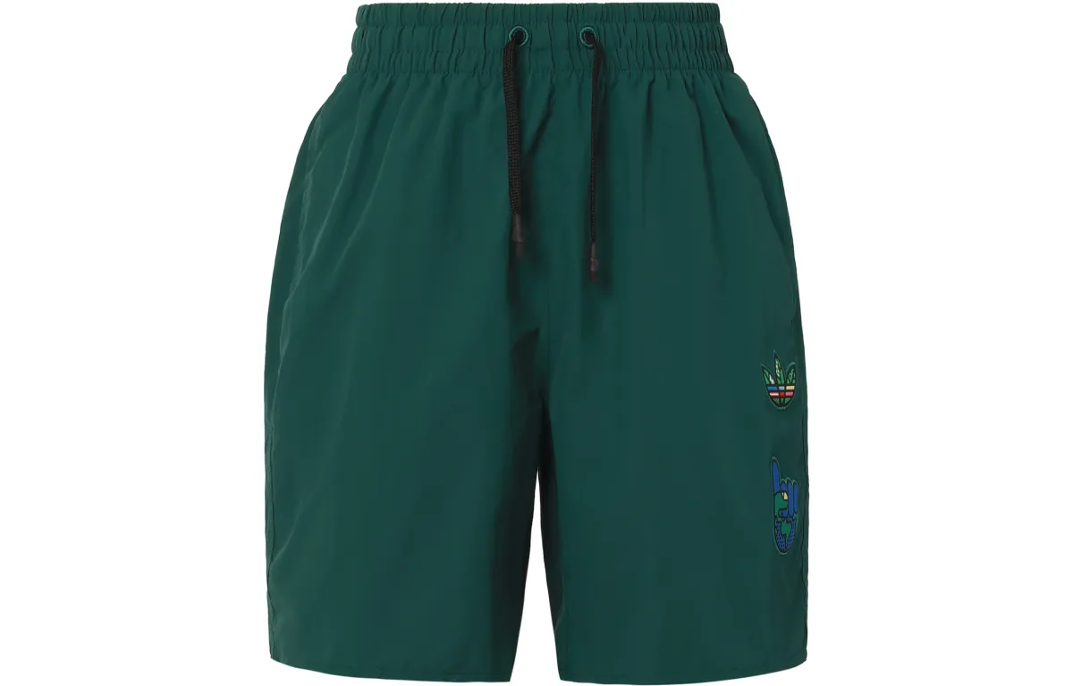 Adidas Originals Casual Shorts Men's Green Moderate